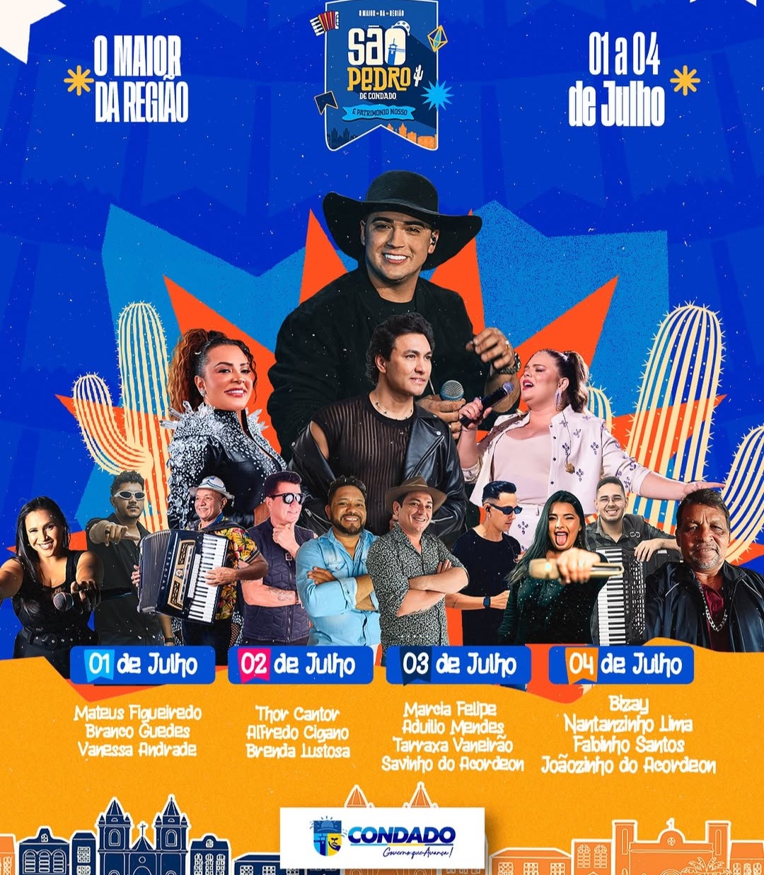 Confira a programao do So Pedro 2025
