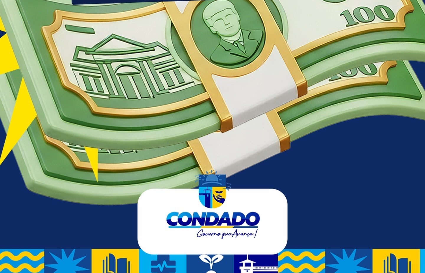 Prefeitura de Condado efeuta pagamento de primeira parcela do 13� sal�rio